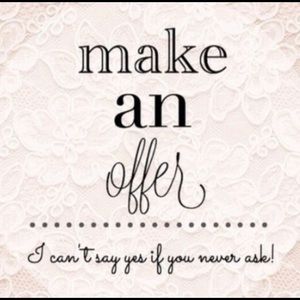 OPEN TO OFFERS ON ANYTHING